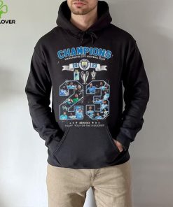 Manchester City The Citizens Champions 2023 Thank You For The Memories Signatures Shirt