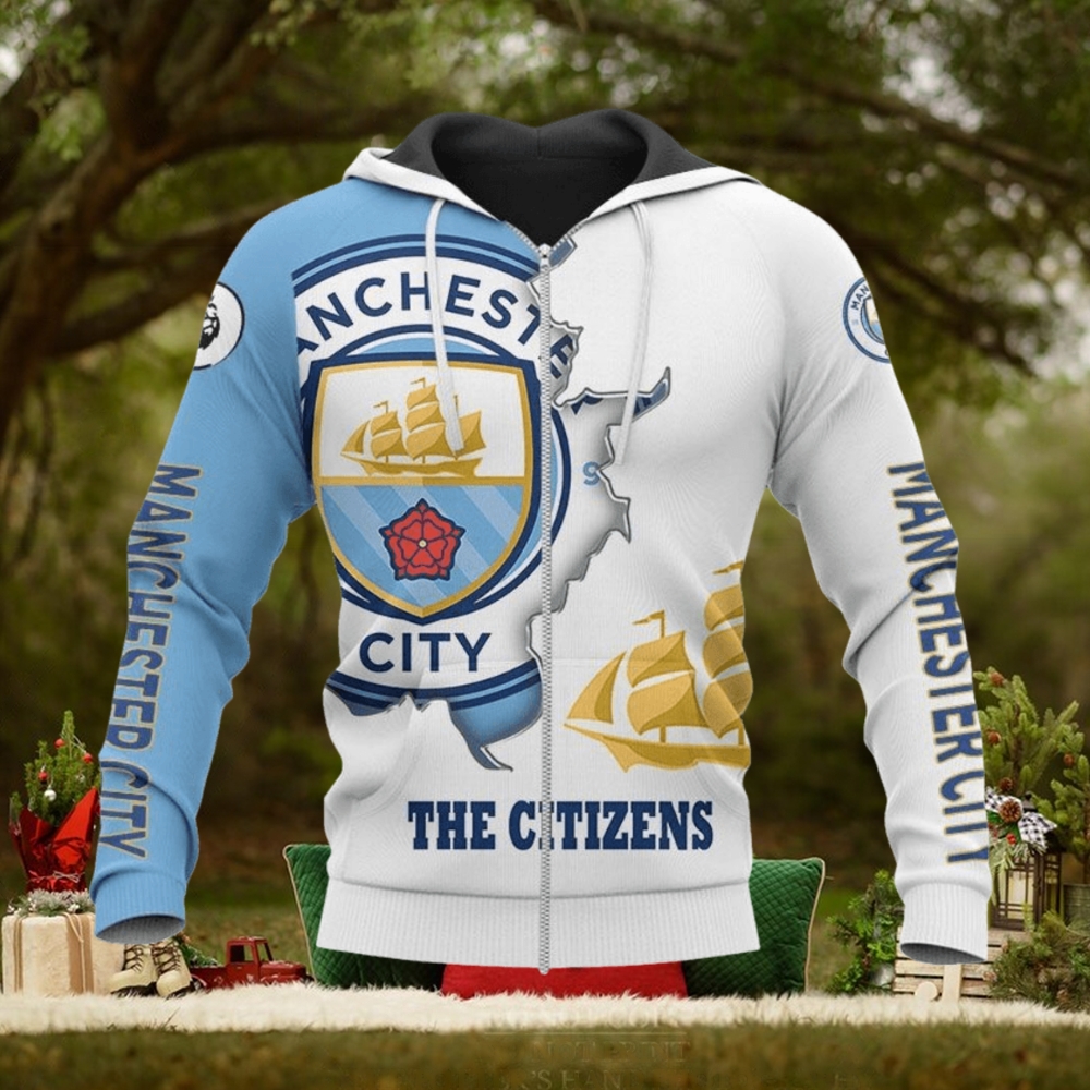 Manchester City The Citizens Zip Up Hoodie Manchester City The Citizens Zip Up Hoodie