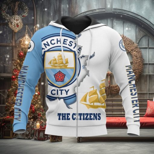 Manchester City The Citizens Zip Up Hoodie