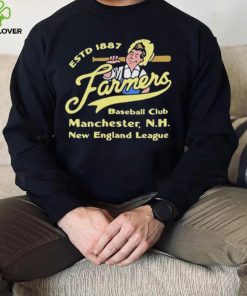 Manchester Farmers New Hampshire Vintage Defunct Baseball Teams Shirt