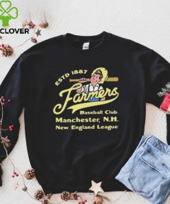 Manchester Farmers New Hampshire Vintage Defunct Baseball Teams Shirt 3 Manchester Farmers New Hampshire Vintage Defunct Baseball Teams Shirt