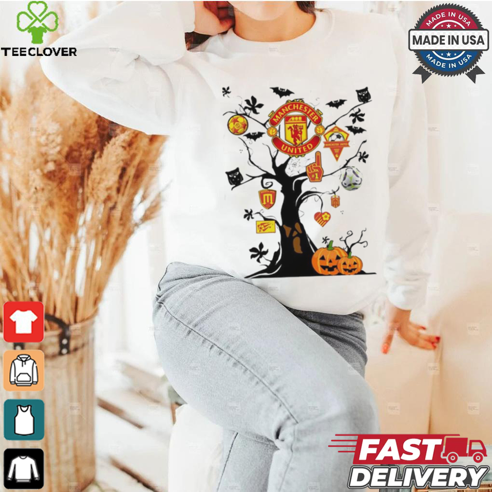 Manchester United Halloween Hanging Tree Spooky T Shirt Manchester United Halloween Hanging Tree Spooky T Shirt