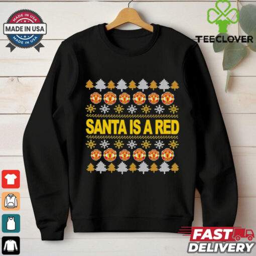 Manchester United Santa is a red Ugly Christmas shirt