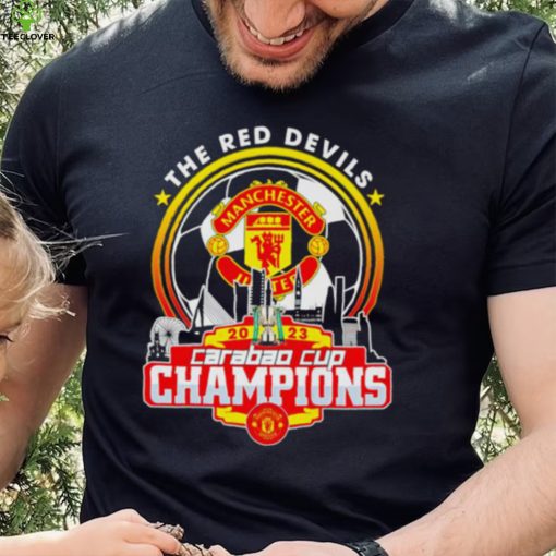 Manchester United The red Devils 2023 Carabao Cup Champions shirt