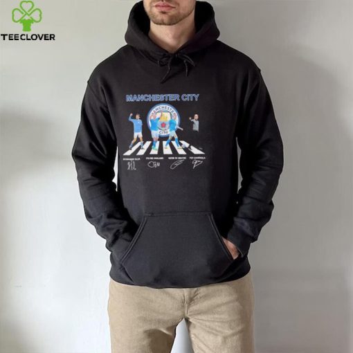 Manchester city team player abbey road signature hoodie, sweater, longsleeve, shirt v-neck, t-shirt