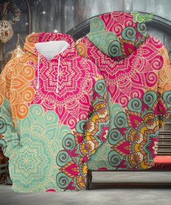 Mandala 3D Printed Hoodie Ver 2