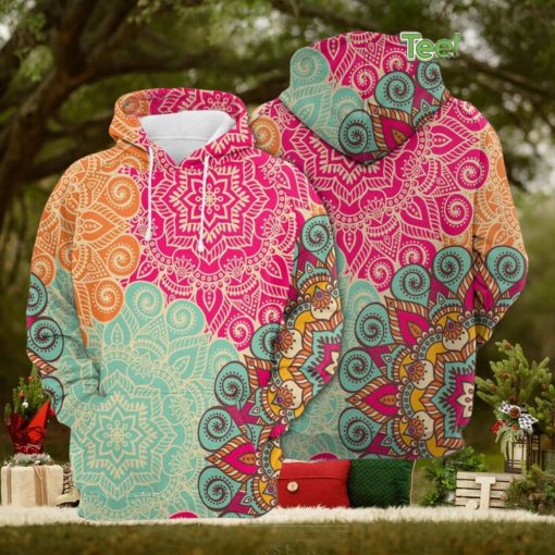 Mandala 3D Printed Hoodie Ver 2