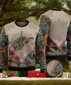 Mandala West Virginia Home Ugly Christmas Sweater Family Noel Gift