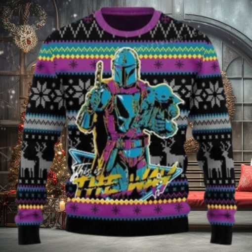 Mandalorian Baby Yoda Christmas Christmas Ugly Sweater Party