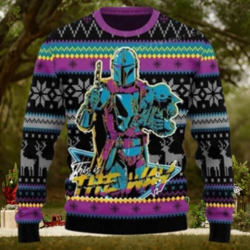 Mandalorian Baby Yoda Christmas Christmas Ugly Sweater Party