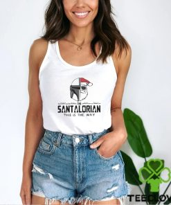 Mandalorian Santalorian Star Wars Christmas T Shirt