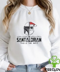 Mandalorian Santalorian Star Wars Christmas T Shirt