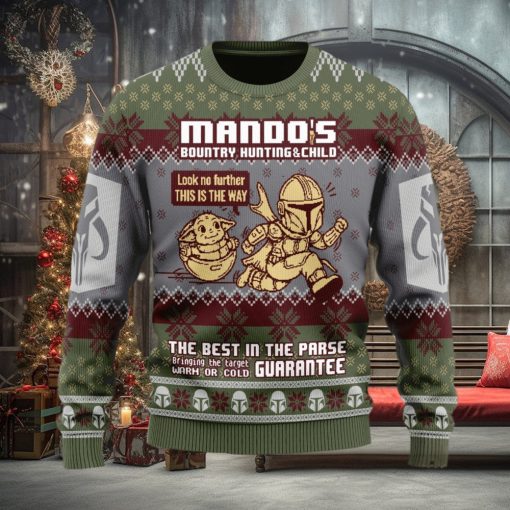 Mando’s Bountry Hunting Ugly Christmas Sweater Christmas Gift For Men And Women