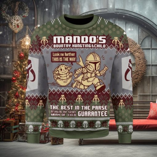 Mando’s Bountry Hunting Ugly Christmas Sweater New For Men And Women