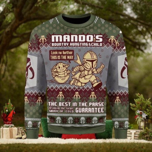 Mando’s Bountry Hunting Ugly Christmas Sweater New For Men And Women