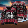 Christmas 2024 Pabst Blue Ribbon Reindeer Snowy Night Ugly Sweater