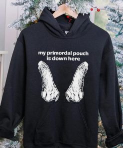 Mango island my primordial pouch is down here hoodie, sweater, longsleeve, shirt v-neck, t-shirt