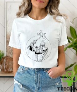 Mango the Lizard soldier art shirt