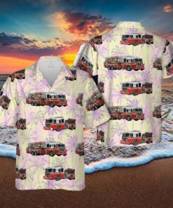 Manhattan, New York, FDNY Engine 22Ladder 13Battalion 10 Hawaiian Shirt