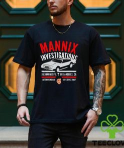 Mannix Investigations Joe Mannix Pi Los Angeles Ca Shirt