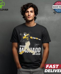 Manny Machado San Diego Padres dynamic pose signature shirt
