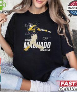 Manny Machado San Diego Padres dynamic pose signature shirt