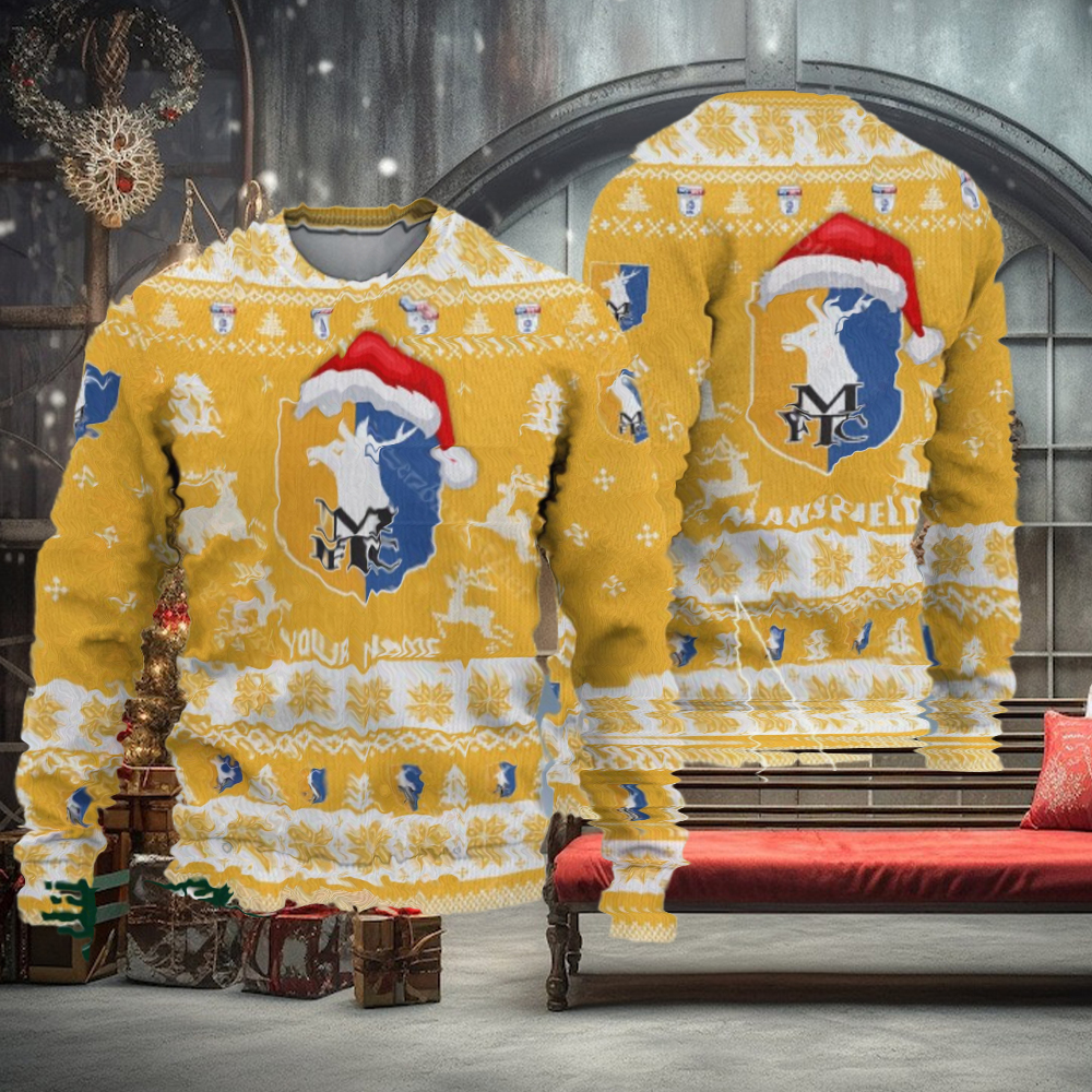 Mansfield Town EFL 2024 Ugly Christmas Sweater Mansfield Town EFL 2024 Ugly Christmas Sweater
