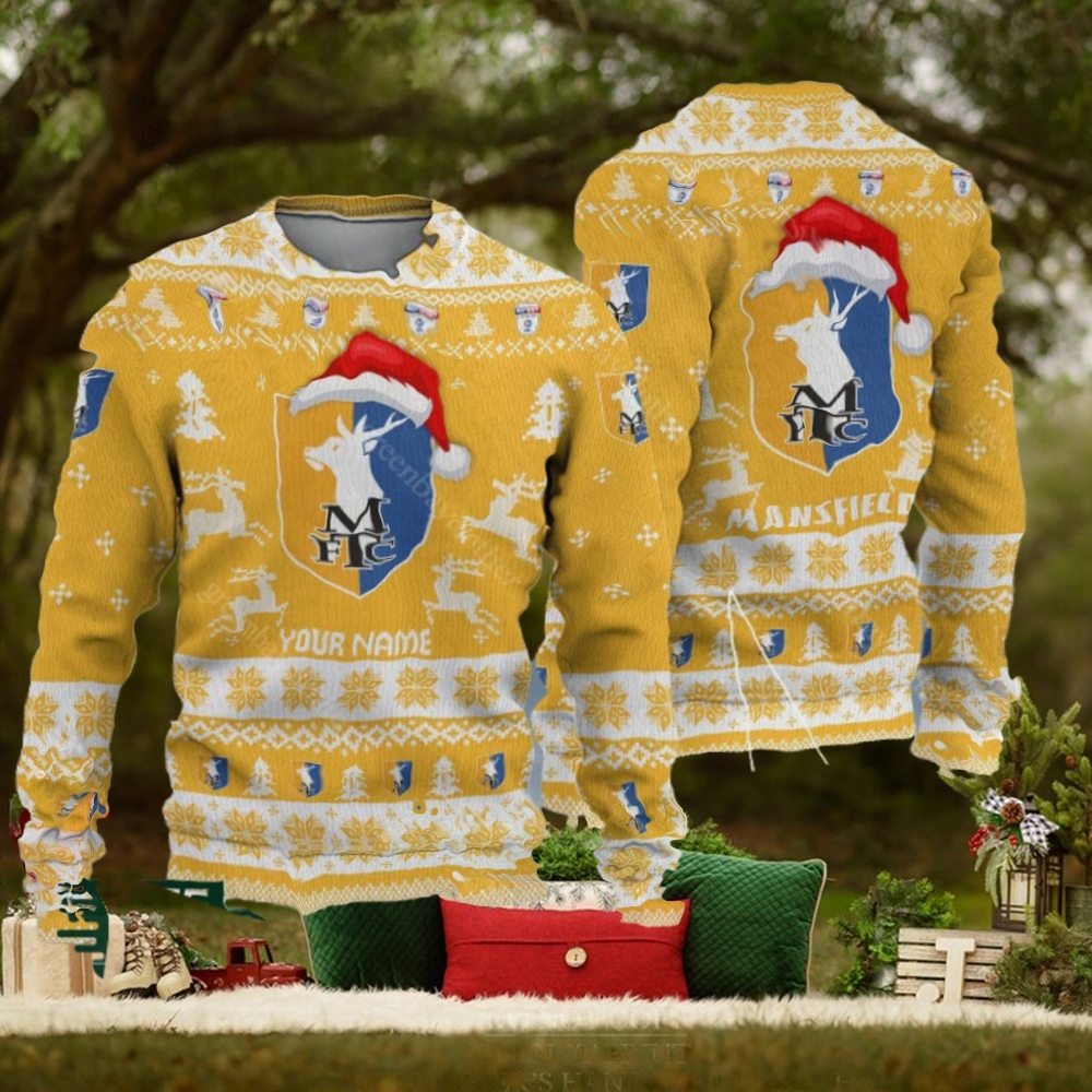 Mansfield Town EFL 2024 Ugly Christmas Sweater Mansfield Town EFL 2024 Ugly Christmas Sweater