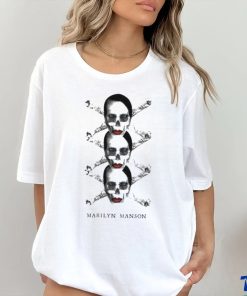 Manson Wiki Merch Store Crossbones White T Shirt