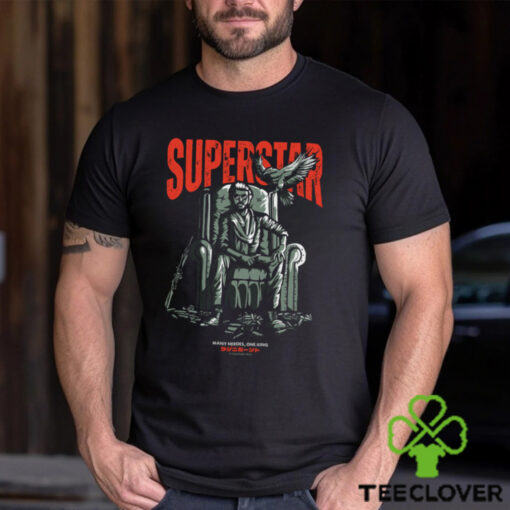 Many Heroes, One Superstar Oversized T Shirt