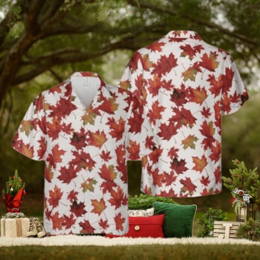 Maple Leaf Hawaiian Shirt