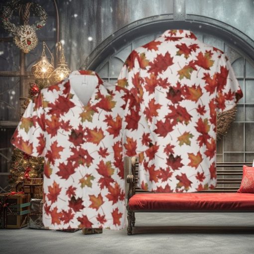 Maple Leaf Hawaiian Shirt