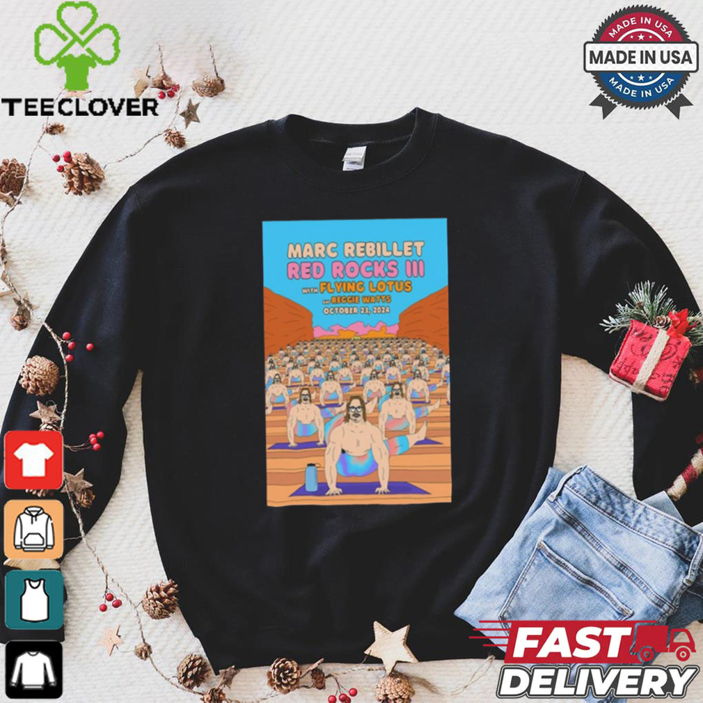 Marc Rebillet Oct 23 2024 Red Rocks Amphitheatre Morrison, CO VIP Poster Shirt Marc Rebillet Oct 23 2024 Red Rocks Amphitheatre Morrison, CO VIP Poster Shirt