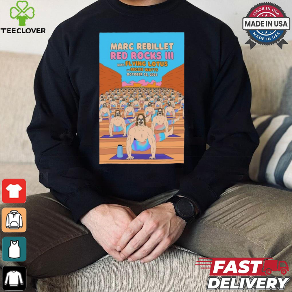 Marc Rebillet Oct 23 2024 Red Rocks Amphitheatre Morrison, CO VIP Poster Shirt Marc Rebillet Oct 23 2024 Red Rocks Amphitheatre Morrison, CO VIP Poster Shirt