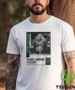 Marc andre fleury has signed a one year extension with the minnesota wild home decor poster hoodie, sweater, longsleeve, shirt v-neck, t-shirt