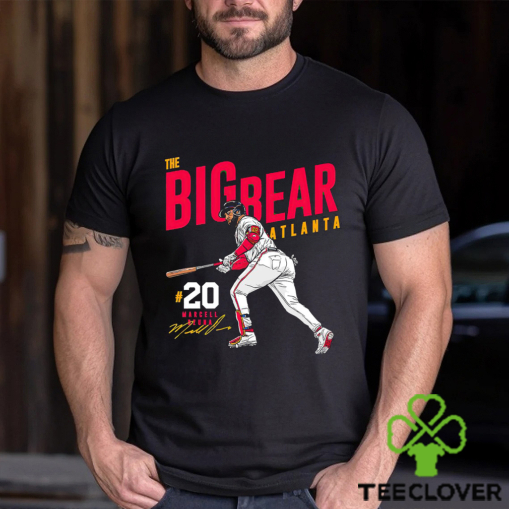 Marcell Big Bear Ozuna Atlanta Baseball t-shirt by To-Tee Clothing