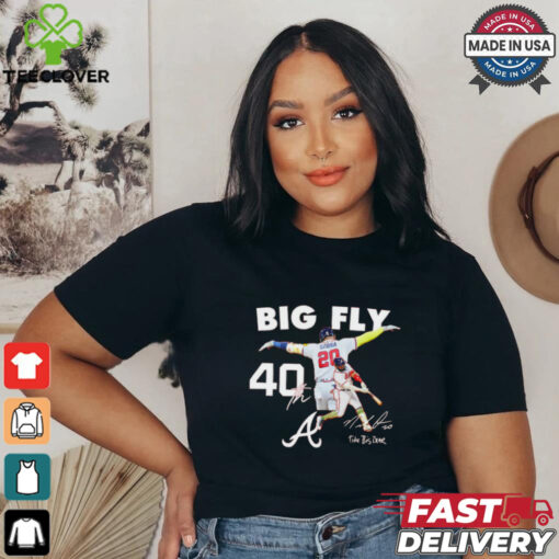 Marcell Ozuna big fly signature shirt