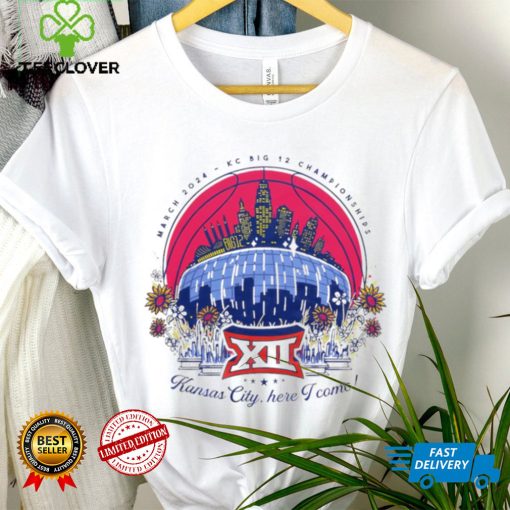 March 2024 KC Big 12 Championship XII Kansas City here I come logo hoodie, sweater, longsleeve, shirt v-neck, t-shirt