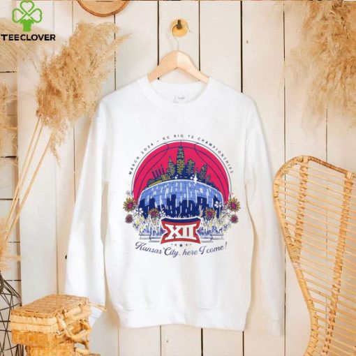 March 2024 KC Big 12 Championship XII Kansas City here I come logo hoodie, sweater, longsleeve, shirt v-neck, t-shirt