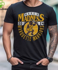 March Madness 2024 Marquette Warriors Division I Men'S Basketball Mascot Tee hoodie, sweater, longsleeve, shirt v-neck, t-shirt