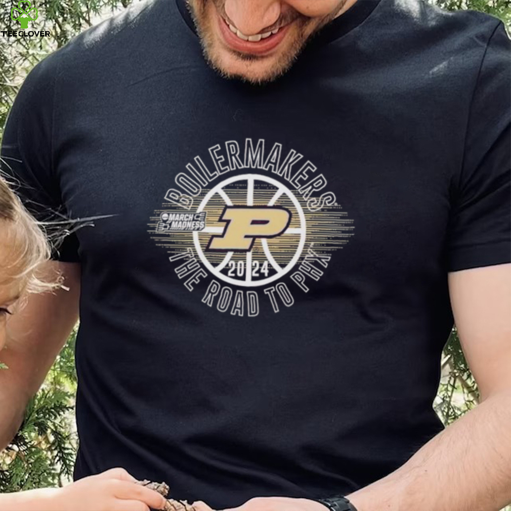 March Madness Boilermakers 2024 the road to PHX shirt March Madness Boilermakers 2024 the road to PHX shirt