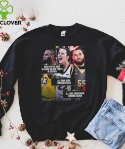 March Of 2024 Is Iconic For The World Of Basketball With Caitlin Clark Lebron James And Mike James Unisex T Shirt