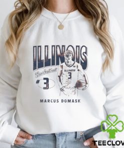 Marcus Domask 3 University of Illinois basketball shirt mens t shirt