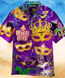 Mardi Gras Mask Aloha Hawaiian Shirts For Men & For Women