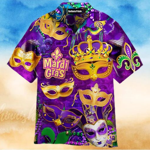 Mardi Gras Mask Aloha Hawaiian Shirts For Men & For Women