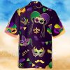 Mardi Gras Mask Hawaiian Shirt Funny Fat Tuesday