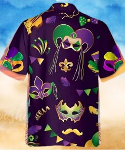 Mardi Gras Mask Hawaiian Shirt Funny Fat Tuesday