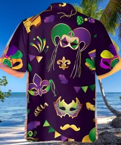 Mardi Gras Mask Hawaiian Shirt Funny Fat Tuesday