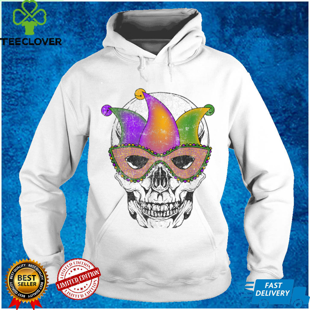 Mardi Gras Skull Shirt Party Mask Parade T Shirt