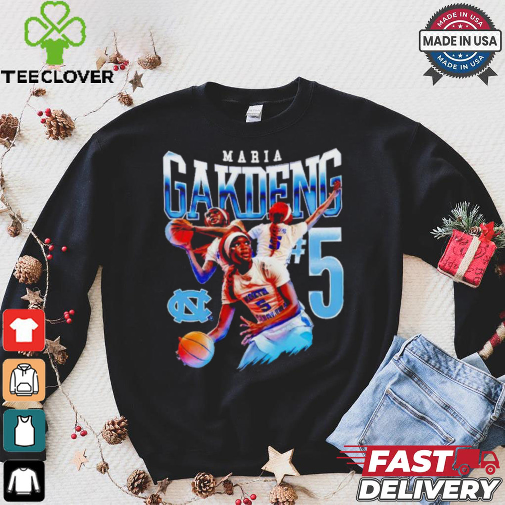Maria Gakdeng UNC NCAA Women’s Basketball Player shirt Maria Gakdeng UNC NCAA Women’s Basketball Player shirt